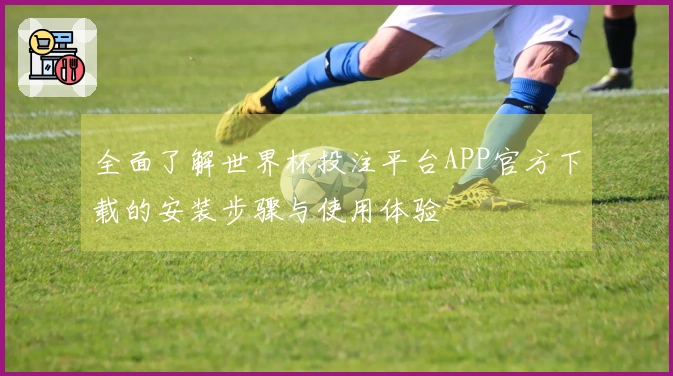 全面了解世界杯投注平台APP官方下载的安装步骤与使用体验